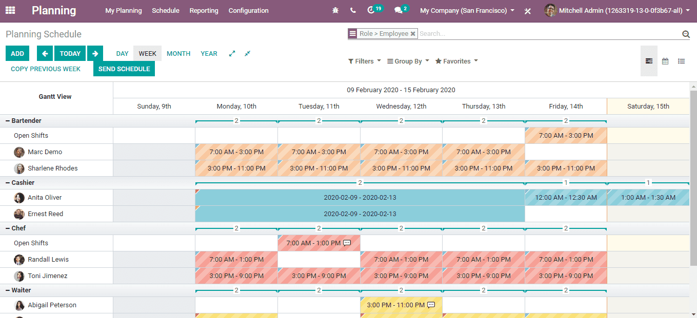 Planning Module in Odoo 13