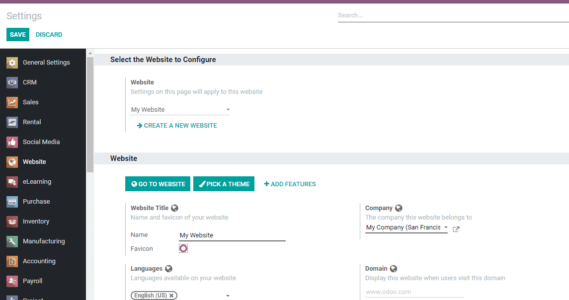 Odoo 14 Website Builder